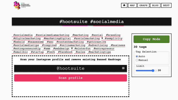 使用#hootsuite和#socialmedia提出足彩188标签建议